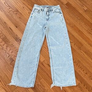 American Eagle Distressed Light Blue Women's Jeans